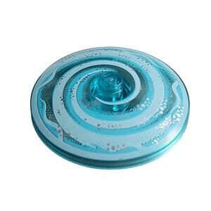 LEGO Elves Round Plate Trans Blue White Swirl 3960pb033 Replacement Pieces Parts